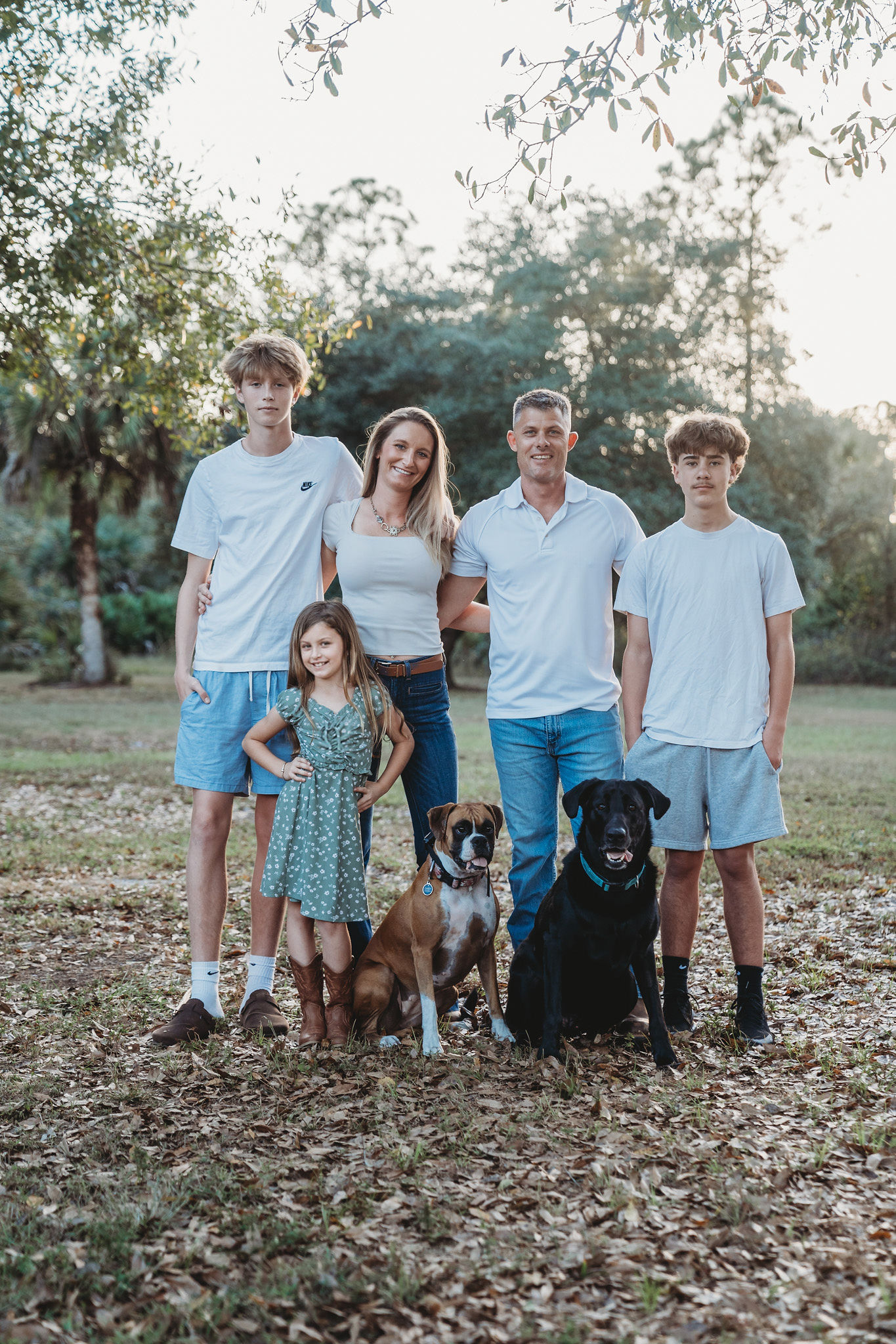 The Crews Family - Clay, Liz, Aidan, Aiden, Stella, Moose and Daisy